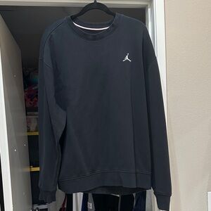 Jordan Men's Black Crewneck Sweater